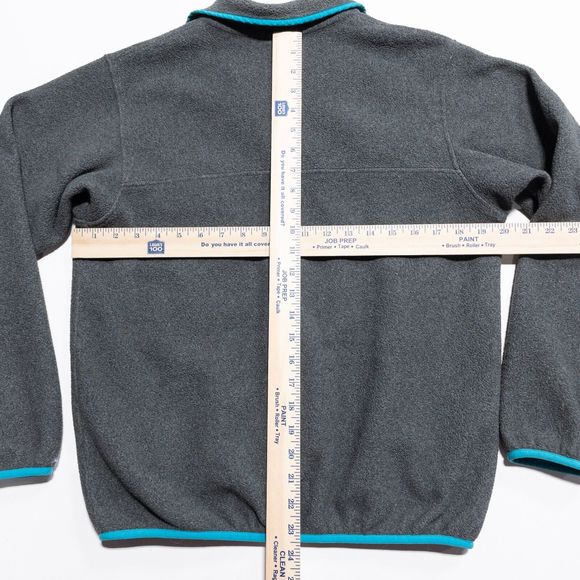 Patagonia Synchilla Snap-T Fleece Jacket Women's Medium Gray Blue Pullover 25455 - Picture 8 of 10